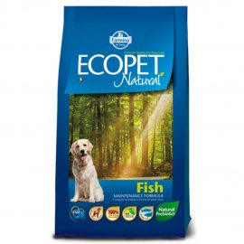 Farmina Ecopet Natural Adult Medium Fish сухой корм для собак средних пород с чувствительным пищеварение РЫБА