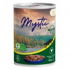 Mystic Cat Chicken Jelly влажный корм для кошек, кусочки в желе КУРИЦА
