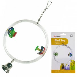 Flamingo (Фламінго) CAGE HANGER SWING Іграшка для птахів круглі гойдалки з дзвіночком