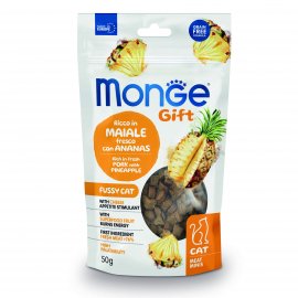 Monge Cat Gift Fussy Adult Pork,Pineapple & Cheese ласощі для вибагливих котів СВИНИНА, АНАНАСИ та СИР