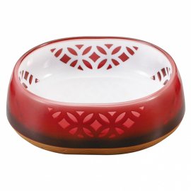 CattyMan Japanese Art Designed миска для котів, червоний