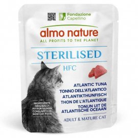 Almo Nature HFC Sterilised Atlantic Tuna влажный корм для кошек АТЛАНТИЧЕСКИЙ ТУНЕЦ