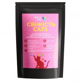 West Vet Свежесть Cats сухой дезодорант для кошачьих туалетов ЦВЕТОЧНЫЙ БУКЕТ