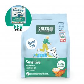 Green Petfood InsectDog SENSITIVE ADULT сухий вегетаріанський корм для собак з протеїном комах та рисом
