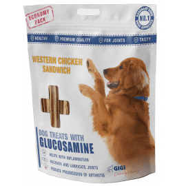 Gigi (Гиги) Western Chicken Sandwich with Glucozamin лакомство с глюкозамином для собак, сэндвичи КУРИЦА