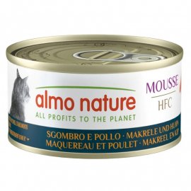 Almo Nature HFC Jelly Mackerel and Chicken влажный корм для кошек СКУМБРИЯ И КУРИЦА