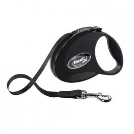Flexi STYLE поводок-рулетка для собак, лента, черный