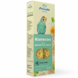 Природа Колосок Луговые Травы лакомство для волнистых попугаев