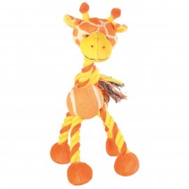 Trixie Giraffe игрушка для собак с теннисным мячем и веревкой ЖИРАФ (3578)