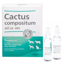 Heel Cactus Compositum (Кактус Композитум) препарат при серцево-судинних порушеннях у тварин