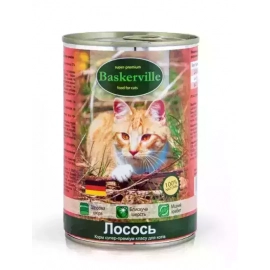 Baskerville (Баскервіль) ЛОСОСЬ - консерви для котів