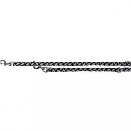 Trixie CAVO повідець-перестібка світловідбивний для собак, black