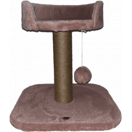 Trixie Mica когтеточка-столбик с лежаком для кошек, розовый (9935269)