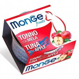 Monge Fruits Cat Adult Tuna & Apple вологий корм для котів ТУНЕЦЬ та ЯБЛУКА