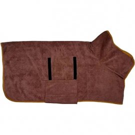 Fovis Derby полотенце-халат из микрофибры  для собак и кошек, коричневый