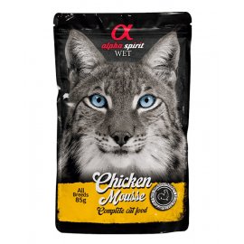 Alpha Spirit Chicken Mousse беззерновий вологий корм для котів КУРКА