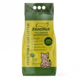 Хвостик Vegetable Cat Litter наповнювач рослинний для котів