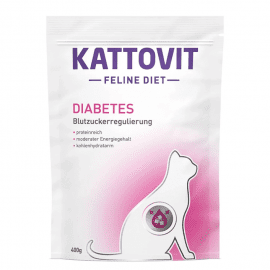 Kattovit Veterinary Diabetes сухий лікувальний корм для котів із цукровим діабетом та ожирінням