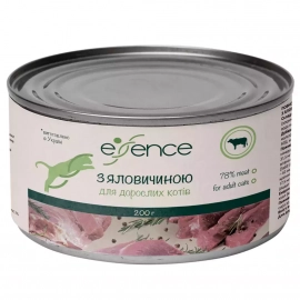 Essence (Ессенс) Вологий корм для дорослих котів з яловичиною