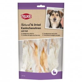 Trixie Rabbit Ears ласощі для собак ВУХА КРОЛИКА З ХУТРОМ (27146)