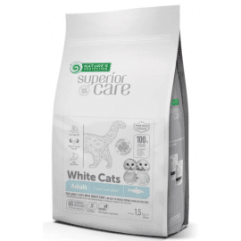 Natures Protection (Нейчез Протекшин) Superior Care White Cats Grain Free with Herring беззерновой корм для кошек с белой шерстью СЕЛЬДЬ Natures Protection (Нейчез Протекшин) Superior Care White Cats Grain Free with Herring беззерновой корм для кошек с белой шерстью СЕЛЬДЬ