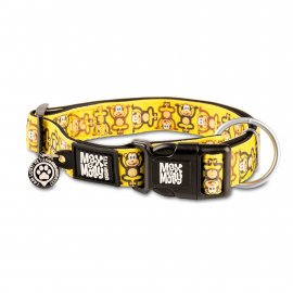 Max & Molly Urban Pets Smart ID Collar ошейник для собак с QR-кодом Monkey Maniac