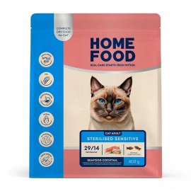 Home Food (Хоум Фуд) Cat Adult Seafood Cocktail гіпоалергенний корм для котів із чутливим травленням МОРСЬКИЙ КОКТЕЙЛЬ