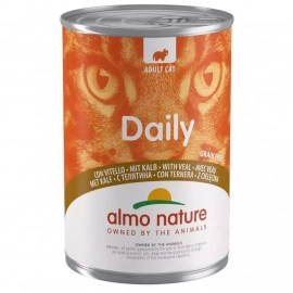 Almo Nature Daily ADULT VEAL консервы для кошек ТЕЛЯТИНА