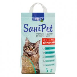 Природа SANIPET (САНІПЕТ БЕНТОНІТОВИЙ ВЕЛИКИЙ) наповнювач для туалету котів НАТУРАЛЬНИЙ