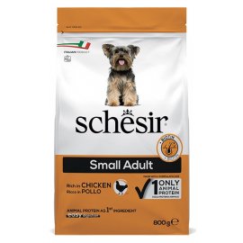 Schesir SMALL ADULT сухой монопротеиновый корм для собак малых пород КУРИЦА