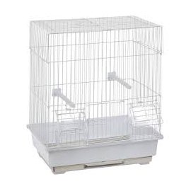 Flamingo (Фламинго) DOLAK Клетка для птиц (канарейки), белый металл