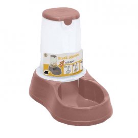 Stefanplast (Стефанпласт) Break reserve Food годівниця автоматична для котів і собак, коричнево-рожевий