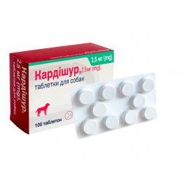 Cardisure (Кардишур) для лечения сердечной недостаточности у собак