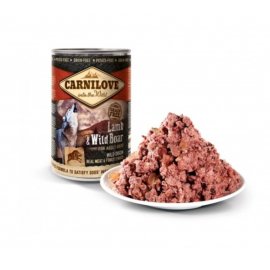 Carnilove LAMB & WILD BOAR консервы для собак (ягненок/дикий кабан), 400 г Carnilove LAMB & WILD BOAR консервы для собак (ягненок/дикий кабан), 400 г