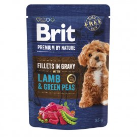 Brit Premium Dog Fillets in Gravy Lamb & Green Peas влажный корм для собак малых пород, филе в соусе, ЯГНЕНОК И ЗЕЛЕНЫЙ ГОРОШЕК