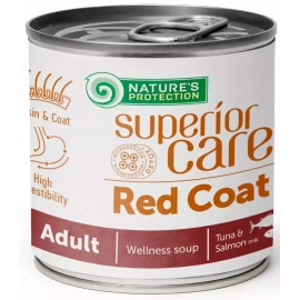 Natures Protection (Нейчез Протекшин) Superior Care Red Coat All Breeds Adult Суп для собак с рыжим окрасом шерсти ЛОСОСЬ И ТУНЕЦ