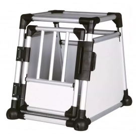 Trixie TRANSPORT BOX транспортировочный бокс (алюминий), серебро/светло-серый