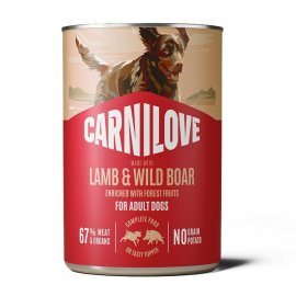 Carnilove Lamb & Wild Boar влажный корм для собак, паштет ЯГНЕНОК и ДИКИЙ КАБАН