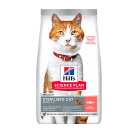 Hill's Science Plan Adult Sterilised Cat Salmon корм для взрослых стерилизованных кошек ЛОСОСЬ
