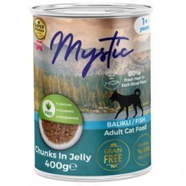 Mystic Dog Fish Jelly влажный корм для собак, кусочки в желе РЫБА