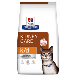 Hill's Prescription Diet k/d Kidney Care ActivBiome+ лечебный корм для кошек для поддержки функции почек КУРИЦА