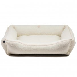 Harley & Cho DREAMER FUR MILKY лежак для собак, молочний