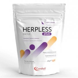 Candioli (Кандіолі) Herpless Facile Plus  (Херплес Фесіль Плюс) противірусні таблетки для лікування герпевірусної інфекції у кішок