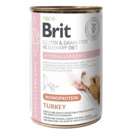 Brit Veterinary Diet Dog Grain Free Hypoallergenic Turkey консервы для собак с пищевой непереносимостью ИНДЕЙКА