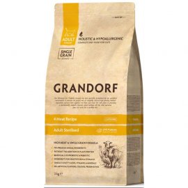 Grandorf (Грандорф) 4 Meat Adult Sterilised сухой корм для стерилизованных кошек 4 МЯСА