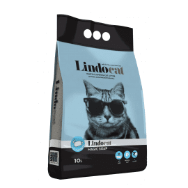 Lindocat MAGICSOAP бентонитовый наполнитель для кошек, АРОМАТ МЫЛА, крупный