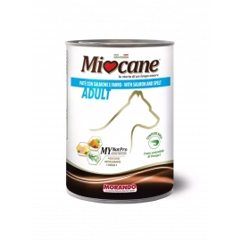 Morando MioCane (Морандо Миокане) консервы для собак С ЛОСОСЕМ И ПОЛБОЙ