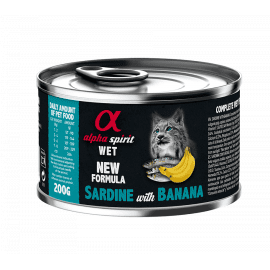 Alpha Spirit (Альфа Спіріт) Wet Sardine with Banana повнораціонний вологий корм для котів САРДИНА та БАНАН