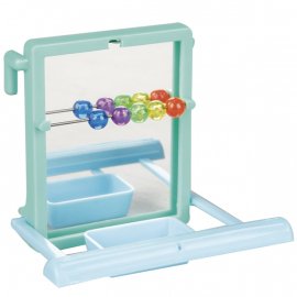 Flamingo (Фламінго) MIRROR PERCH Іграшка для папуг, дзеркало з жердинкою, пластик