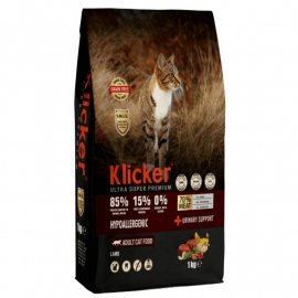 Klicker Hypoallergenic Lamb сухой гипоаллергенный корм для кошек ЯГНЕНОК